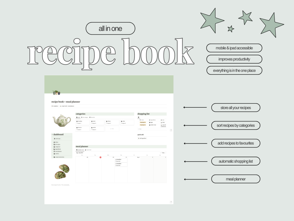 Recipe Book  Notion Template