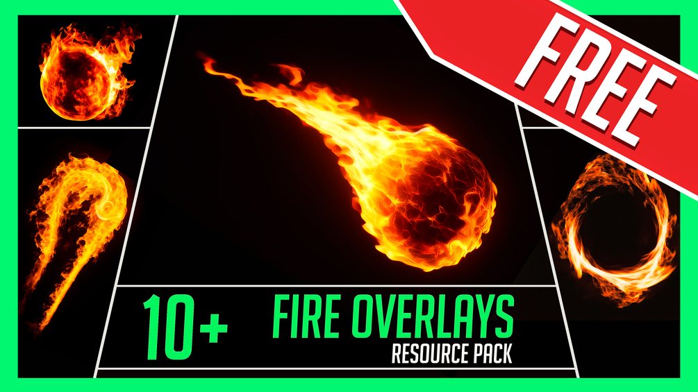 PHOTOBASH 10+ Free High Resolution Magic Fire and Flame Spell Overlay Effects Resource Packs