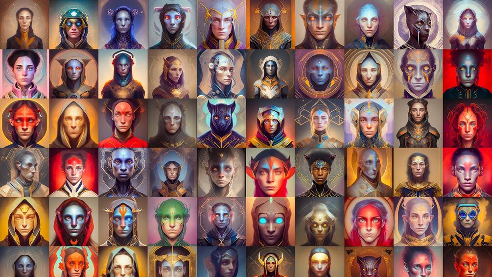 Sci-fi Fantasy Avatar Pack
