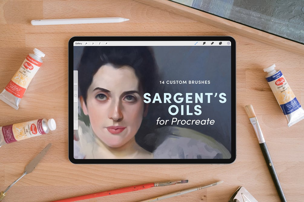 Sargent's Oils – Procreate Brushes by sadielewski