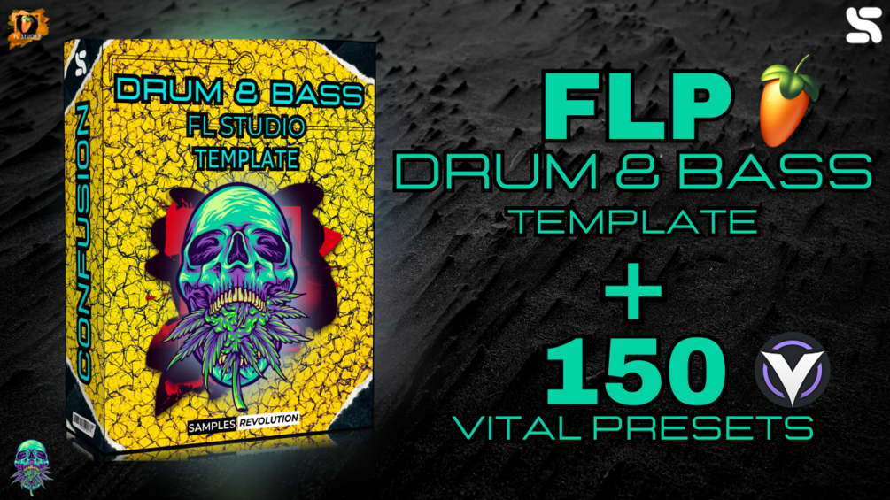 [FLP] Confusion 💀 Drum & Bass Full FL STUDIO Template 😈 + 150 VITAL