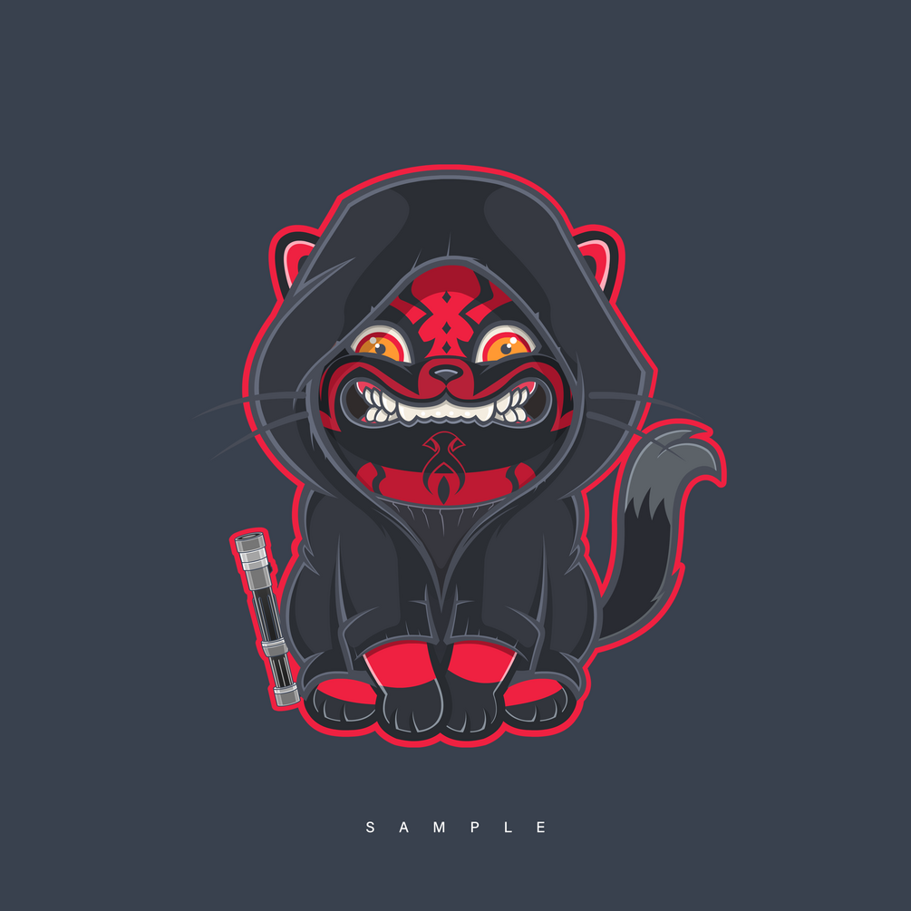 Darth Maul Cat Printable