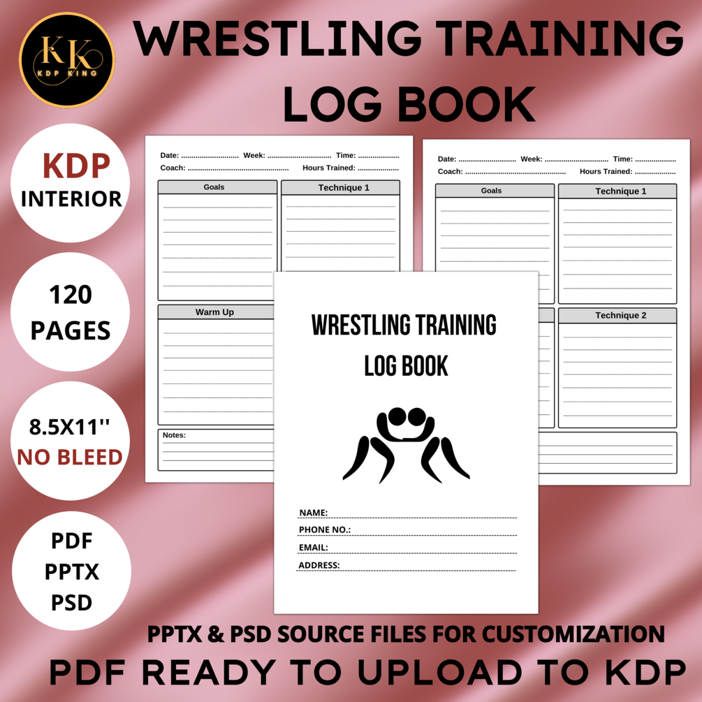wrestling-training-log-book