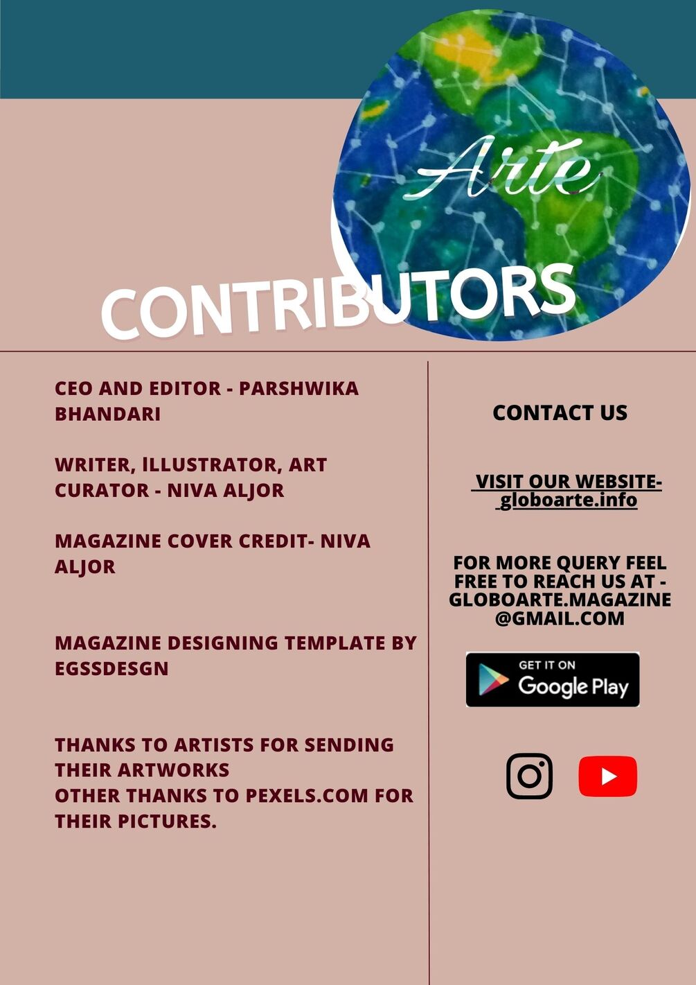 Globo arte/ art magazine Audiobook by Parshwika Bhandari - Listen