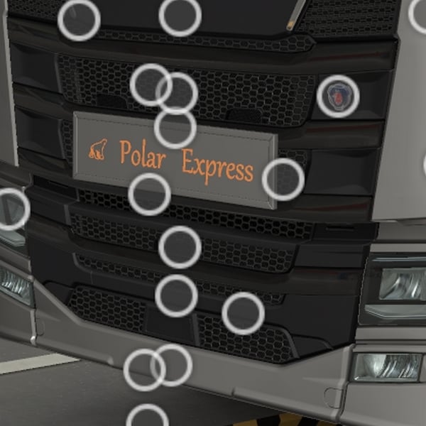 *[boxer tuning part] Scania NG cabin grill lightbox by WC007 D3SIGN