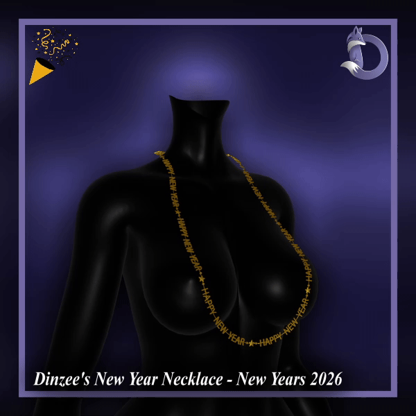 Dinzee's New Year Necklace - New Years 2026 (FREE IN DISCORD SERVER) (Gumroad) 