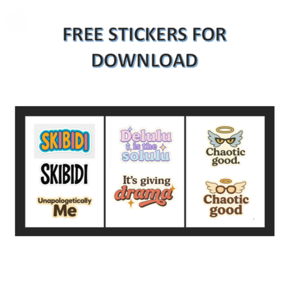 Free Digital Stickers – Instant Download