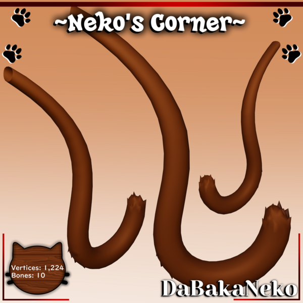 Slim Cat Tail | By Aya