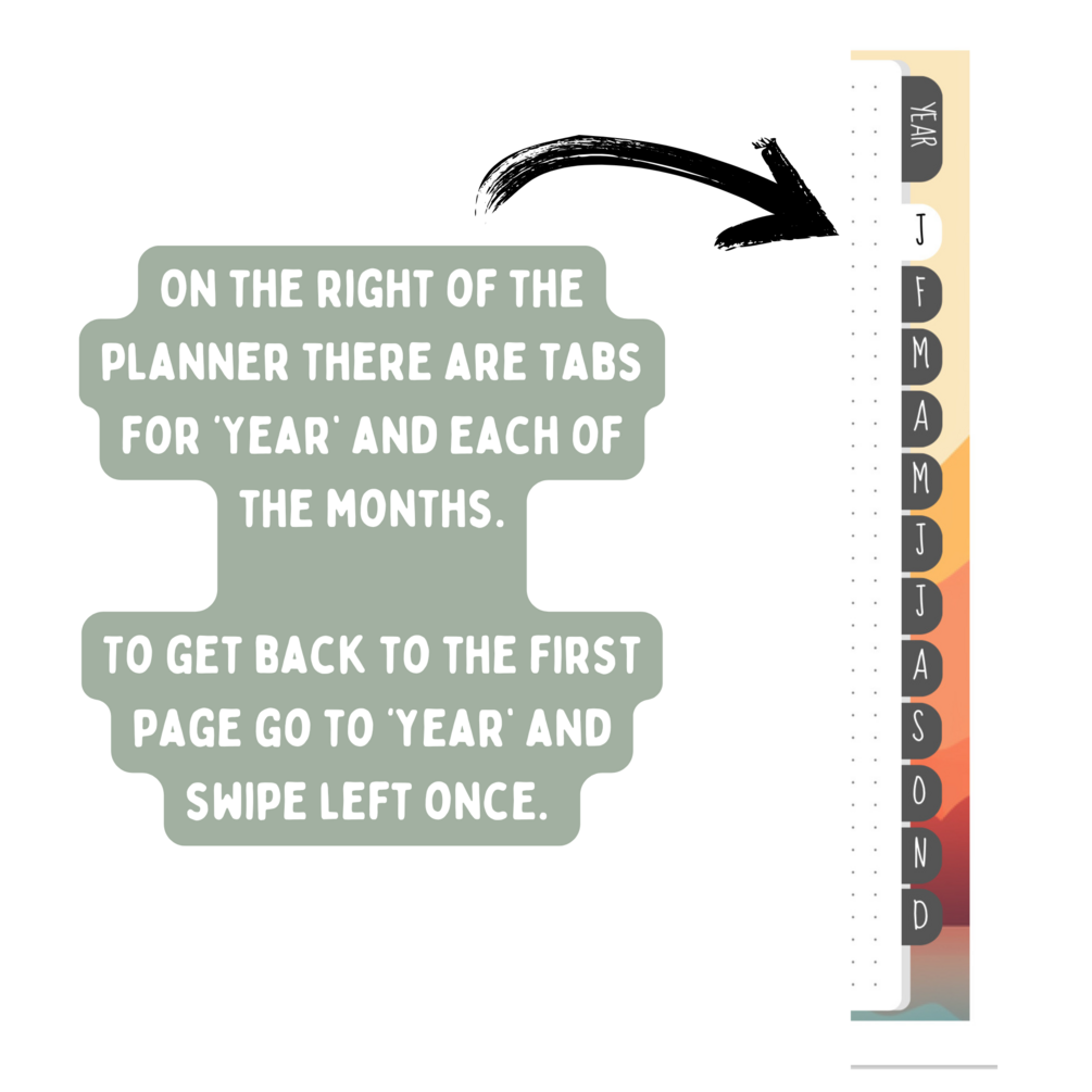 Blank Digital Bullet Journal Notebook