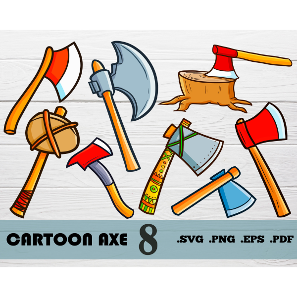 Cartoon axe svg axe bundle svg axe svg axe clipart axe vector axe
