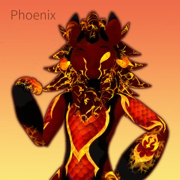 Phoenix (Lava Dragon Wickerbeast Textures) by Johnny Tears