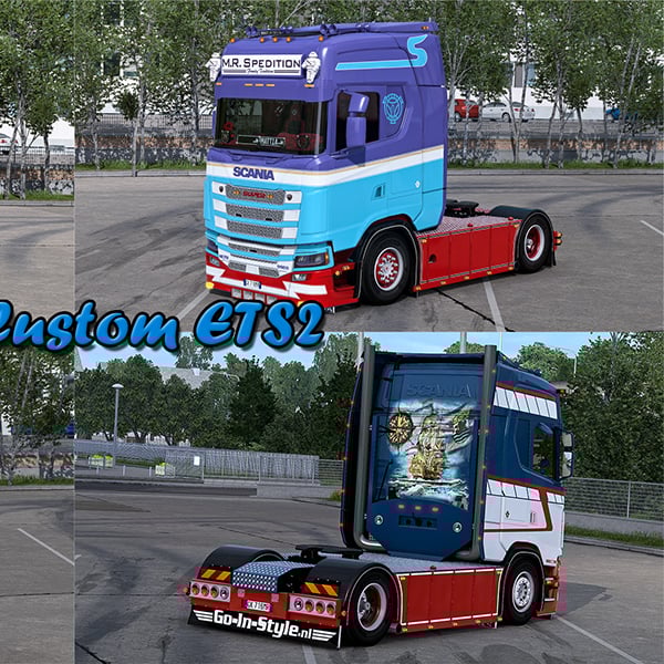 Skin Pack NL|FR|DK Vol.3 Scania R | S Next Gen by Truck Custom ETS2