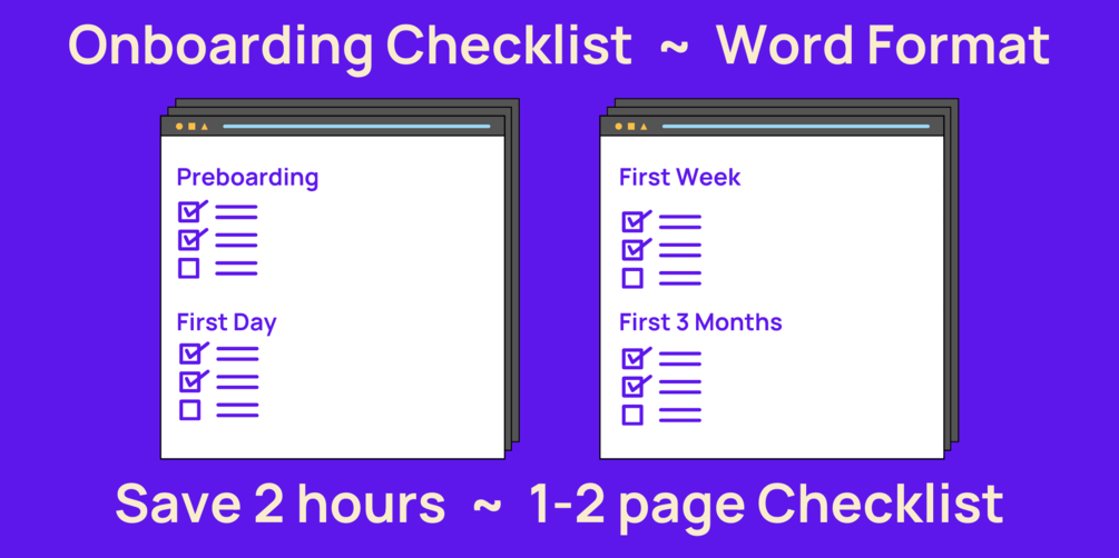 Laundry Attendant Onboarding Checklist