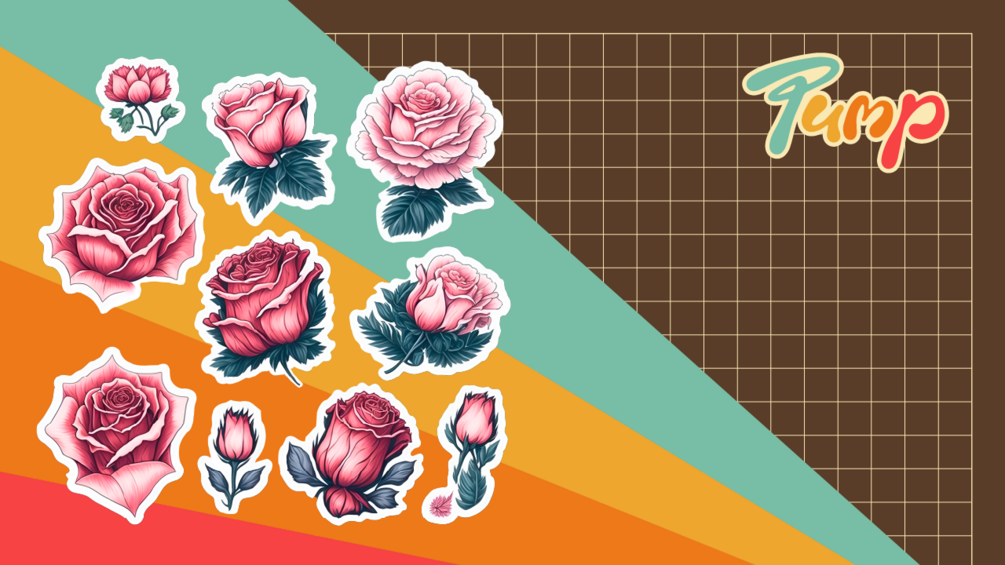 roses stickers