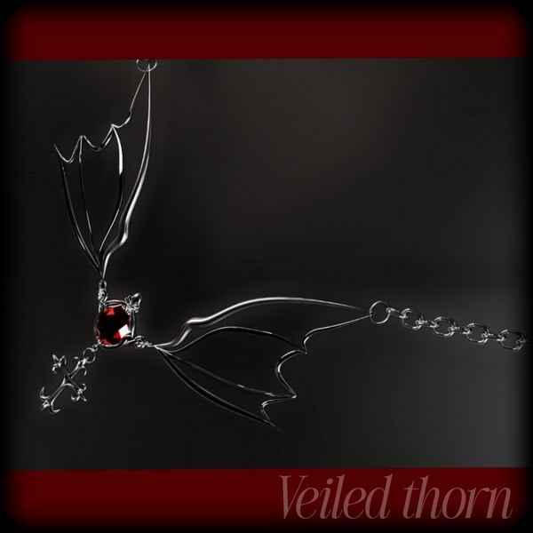 ruby wings necklace