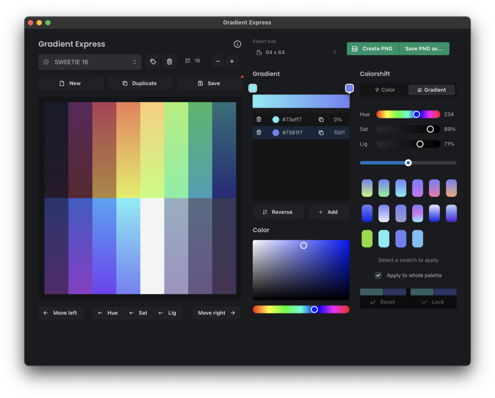 gradient adobe express