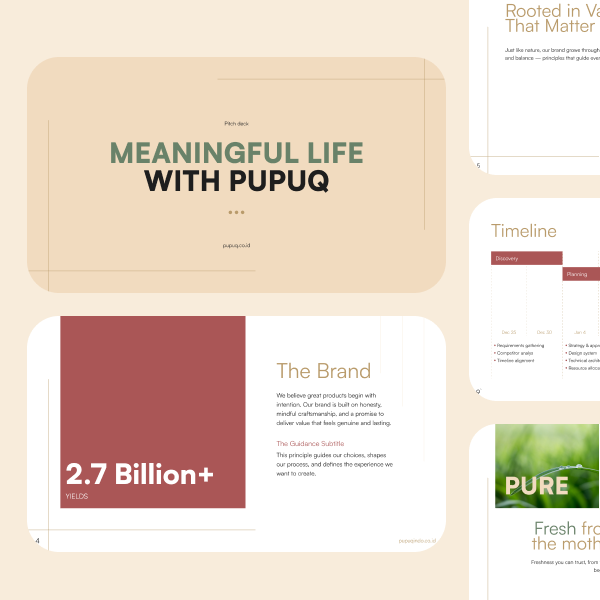 Pupuq Pitch Free Figma and PowerPoint Business Presentation
