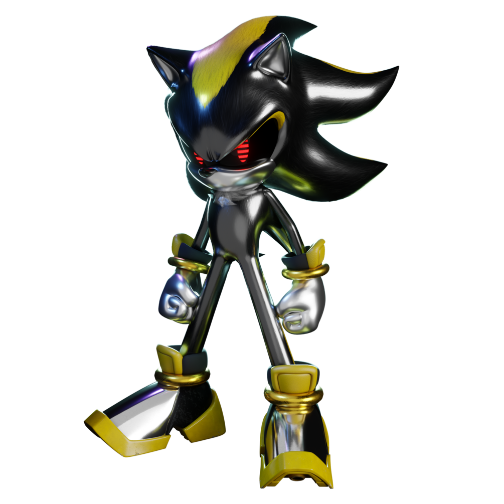 Shadow the Hedgehog Blender rig