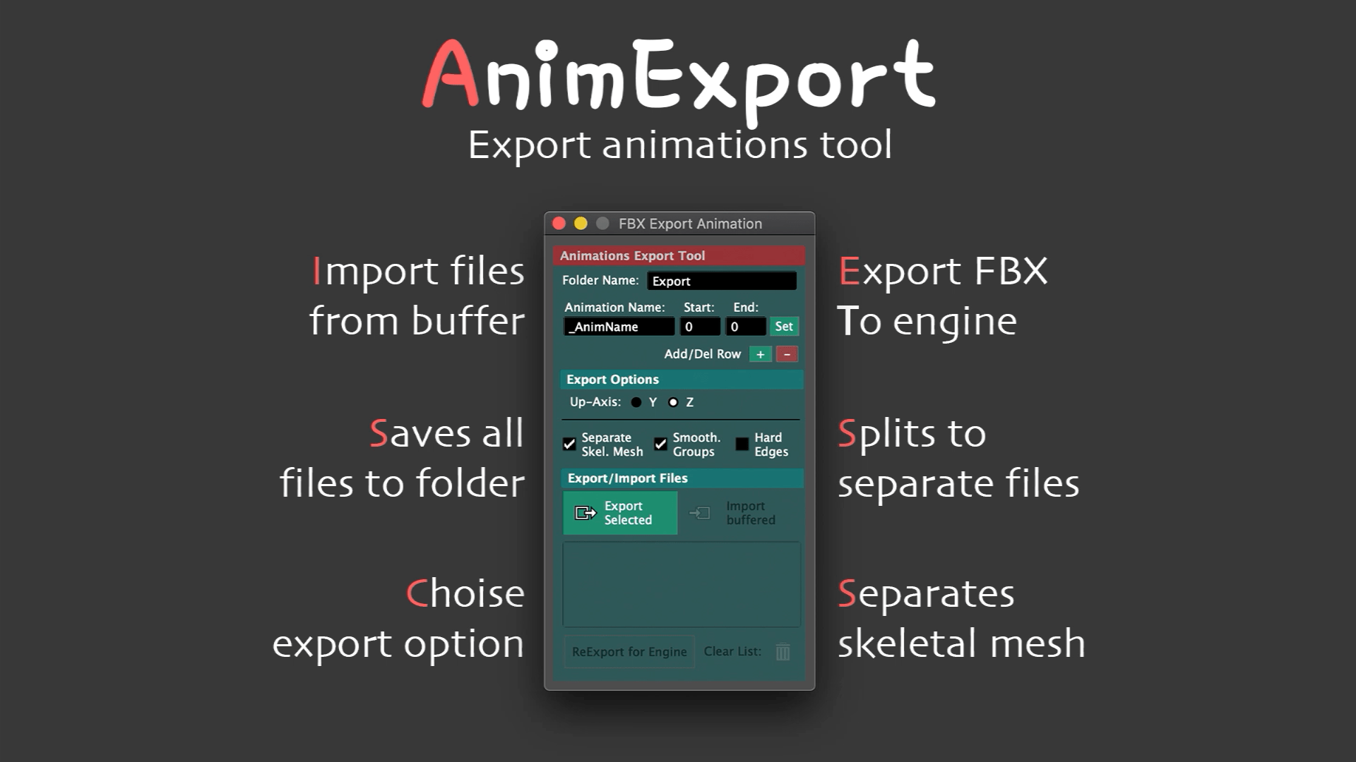 Exporting GIFs - FBX