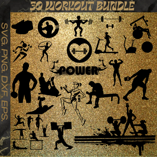 120 premium workout svg bundle fitness svg bundle motivation svg