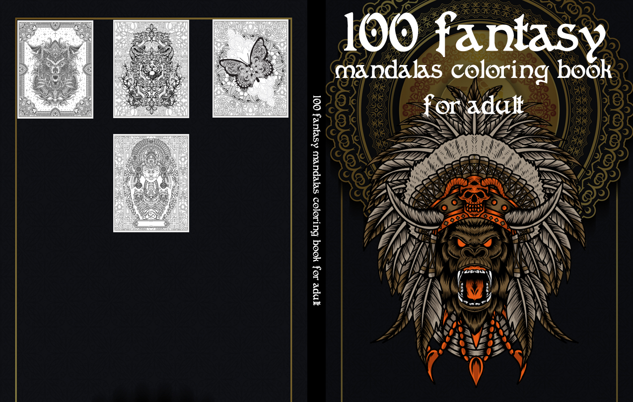 100 FANTASY Coloring Books For Adults