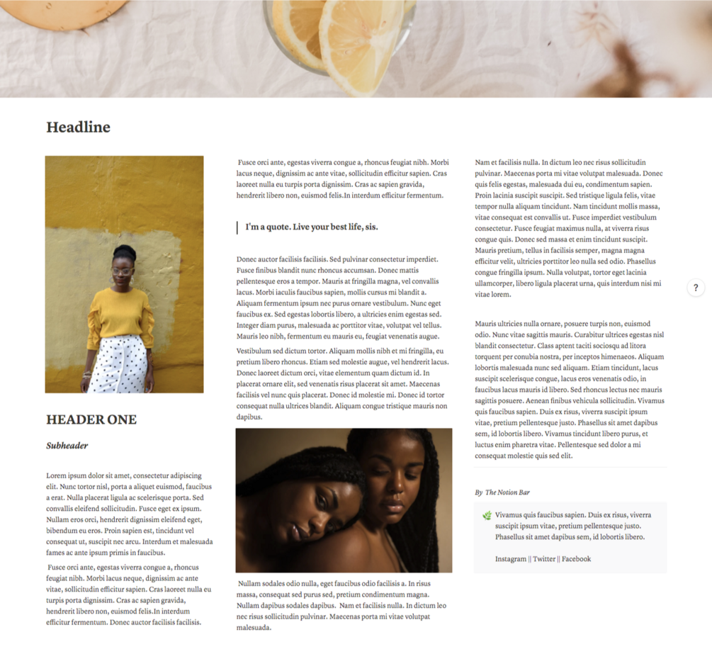 The Notion - Digital Fashion Magazine - Page 12-13