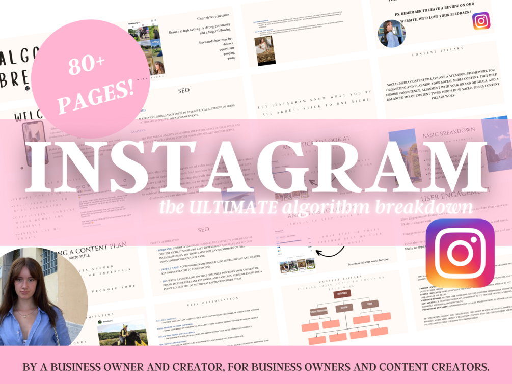 INSTAGRAM GROWTH: 80+ Slide Algorithm Breakdown Guide, Everything You ...