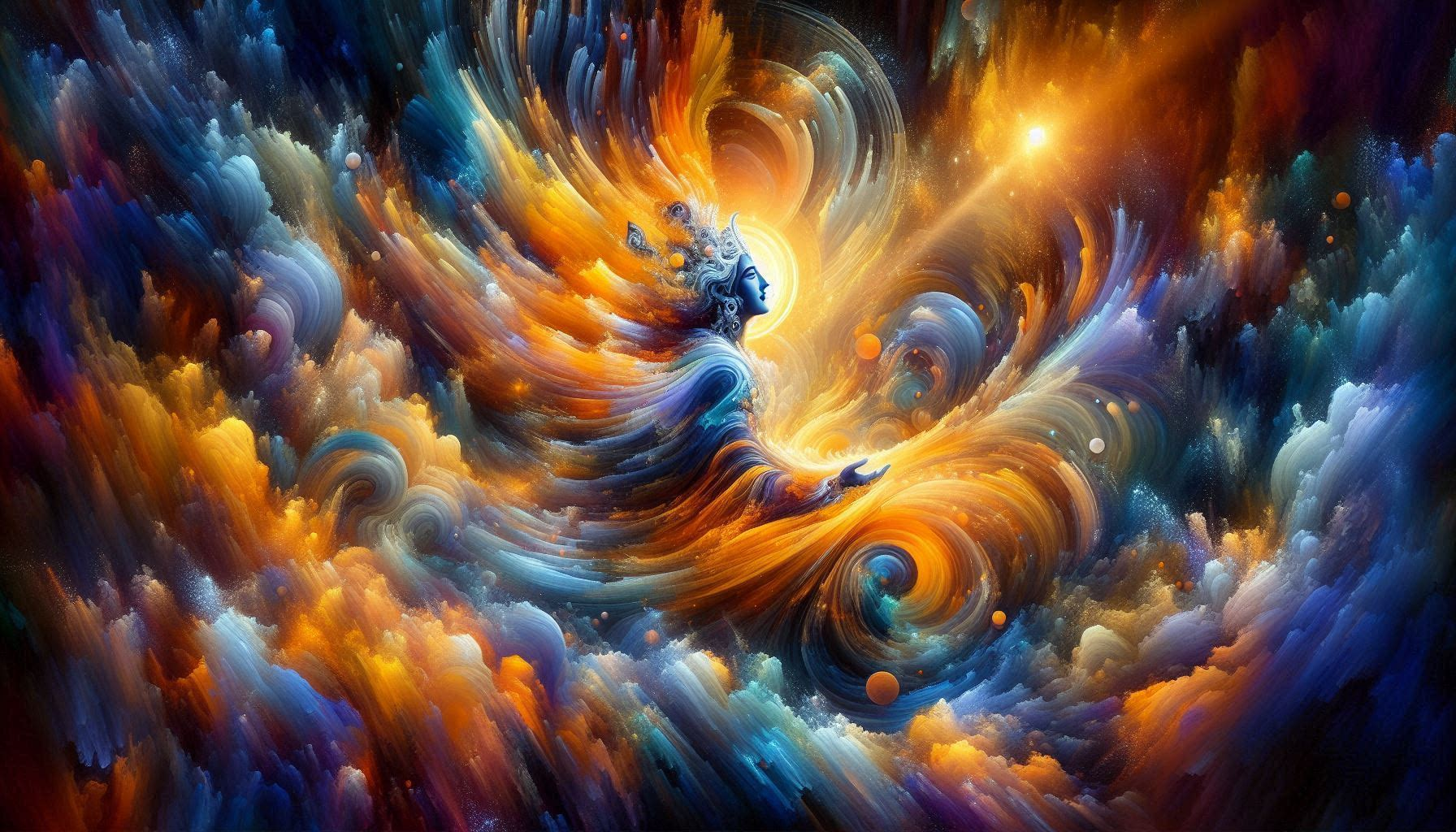 🎨 Divine Artistry: Abstract images of Gods 🌟 #AbstractArt#GodsInArt# ...