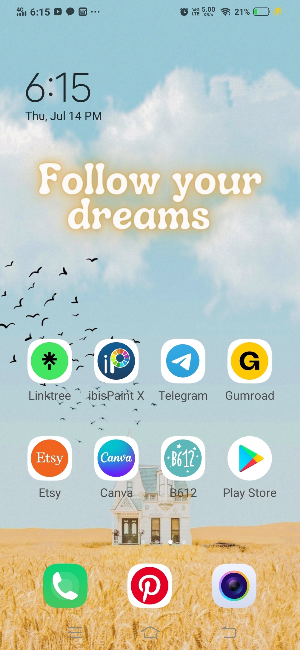 Follow your dreams - Mobile wallpaper