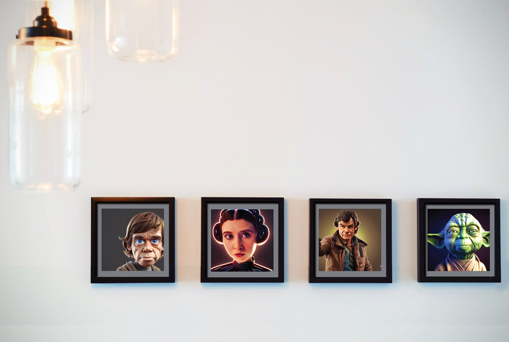 Star Wars + MAD Magazine Mashup The Good Guys Digital Prints