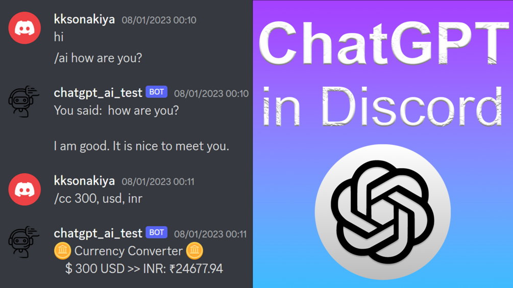 ChatGPT For Discord