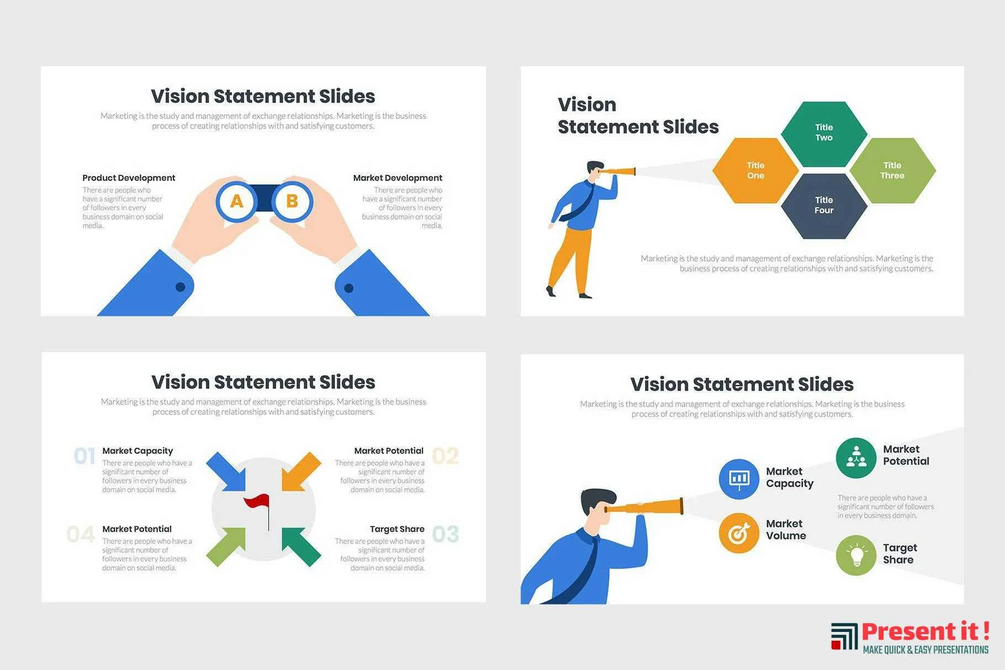 Vision Statement Infographics By Present It