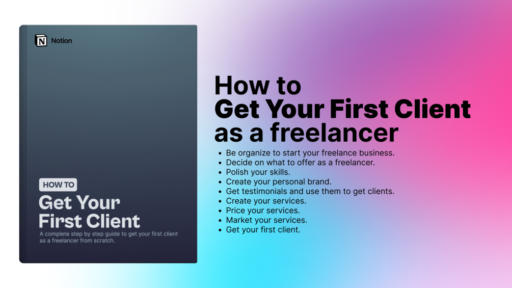 How to Get Your First Client as a Freelancer - freelancerpath