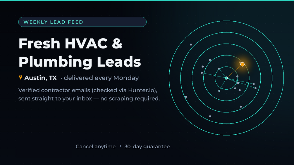 HVAC & Plumbing Contractor Prospecting cover