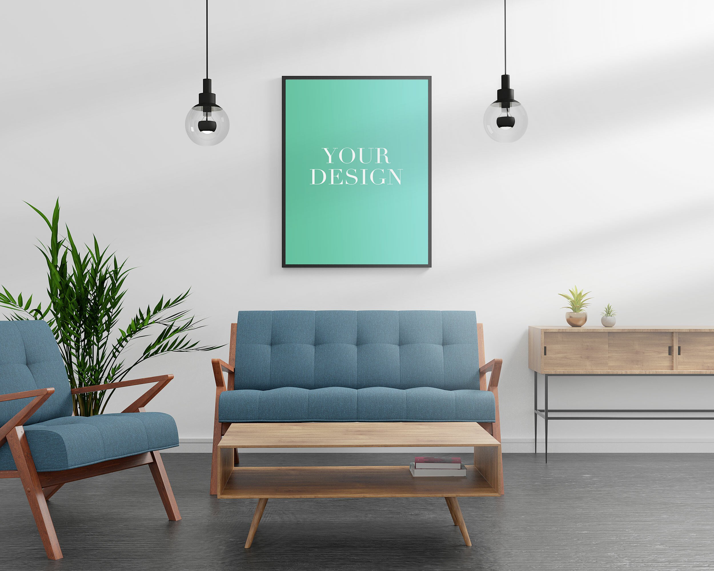 FREE: Interior Poster Mockup Nr. 5