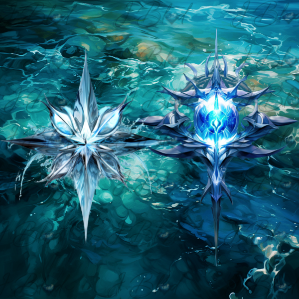 Blooming Aquamarine Tattoos