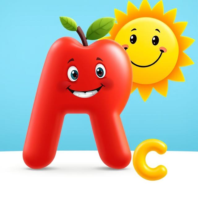 Interactive phonics flashcards set