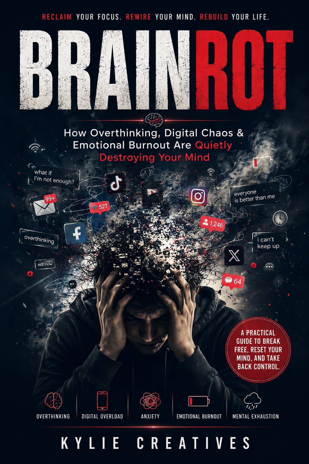 BRAINROT Book Cover - Escaping Digital Overload