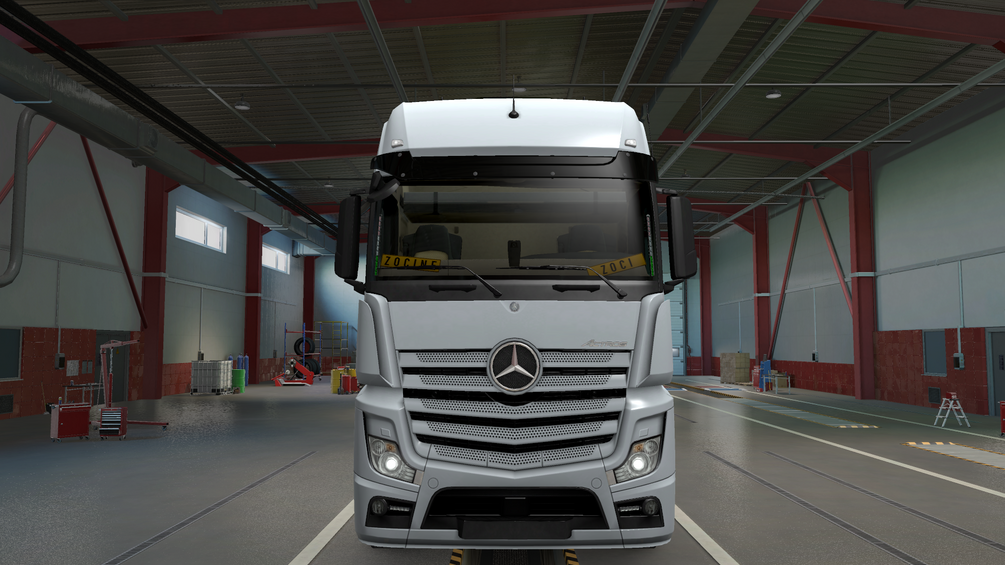 ETS2 | Actros MP4 LED Strip & Name Plate by ZoCi from oldboyZ customZ