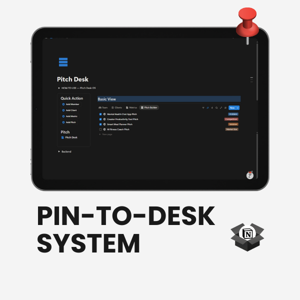Pitch Deck OS Notion