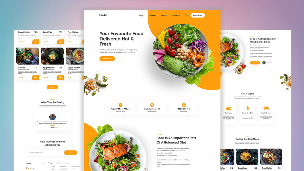 Responsive Restaurant Food Delivery Website In React JS | HTML CSS ...