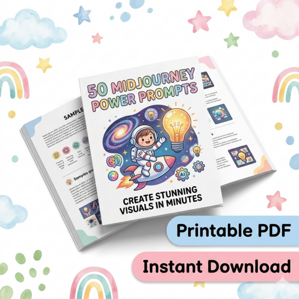 50 Midjourney Power Prompts Pack