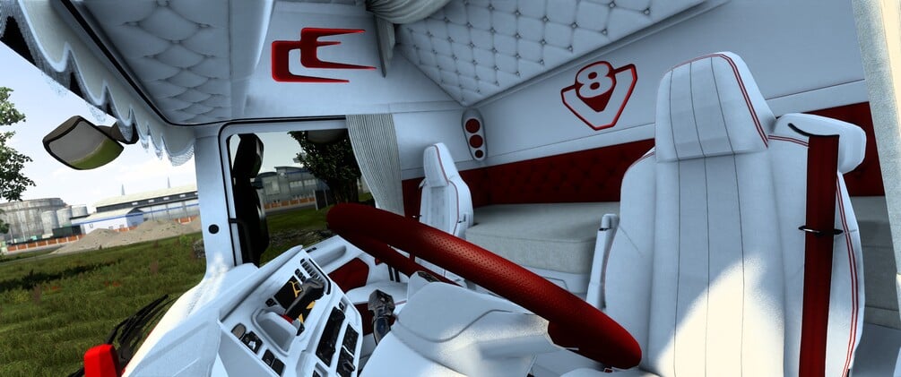 [ETS2] NextGen S&R White&Red by King Customs