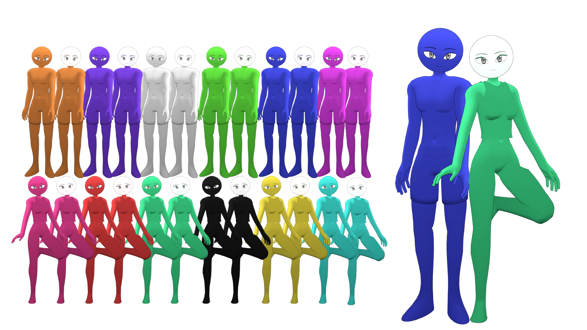  VRChat Assets MSage s Tara Base Body Texture Pack 1 FREE Commercial 