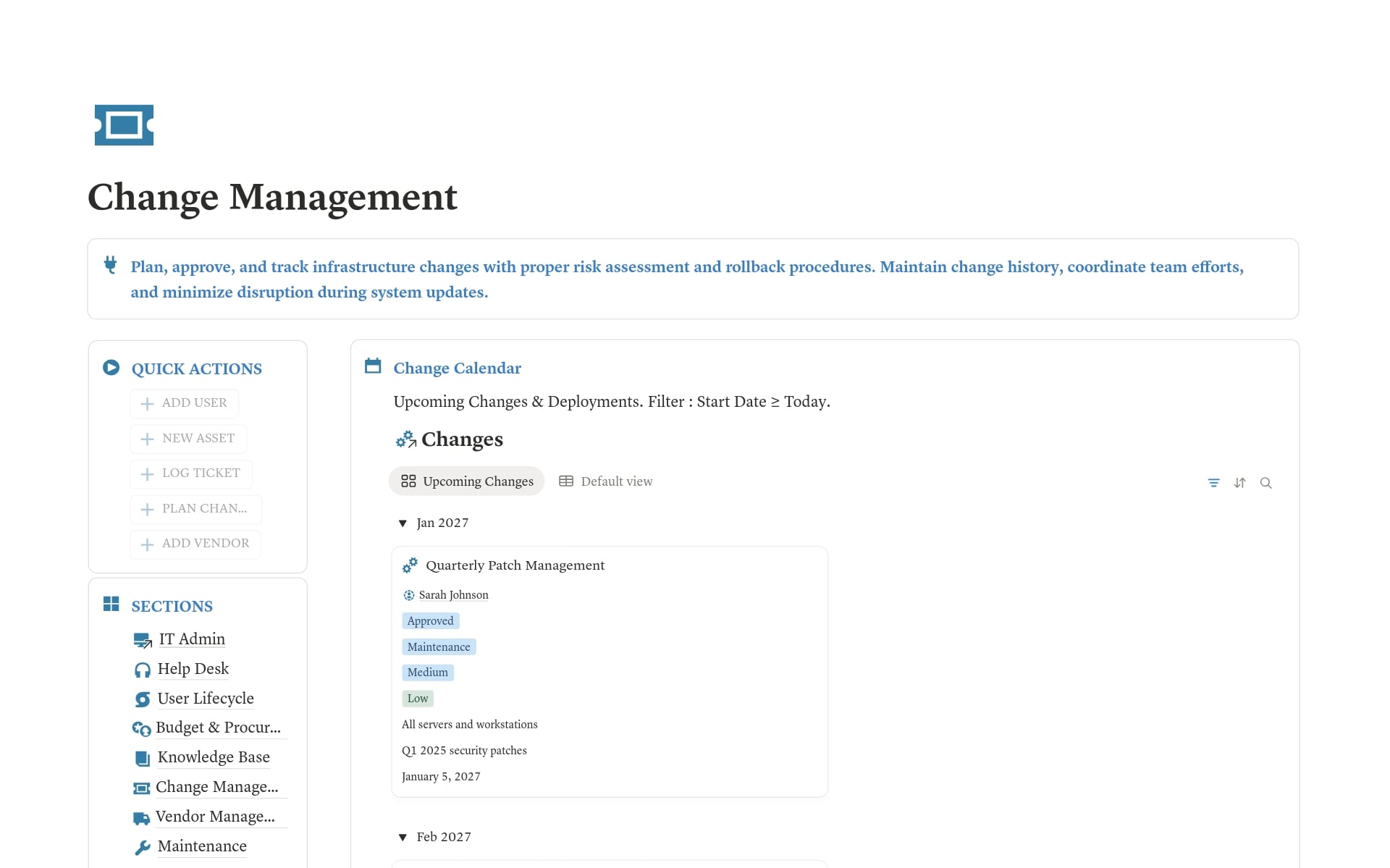 IT Admin OS - Tickets, Assets, Users & Licenses - view 4