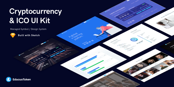 Educuo ICO UI Kit for Sketch