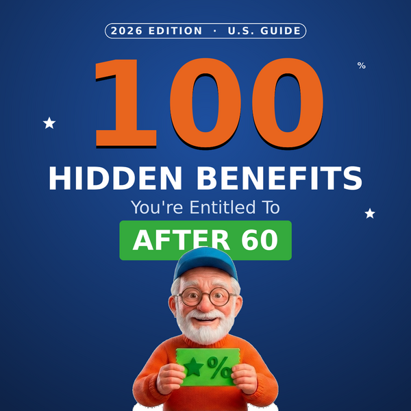 Cover of the 100 Hidden Benefits After 60 guide