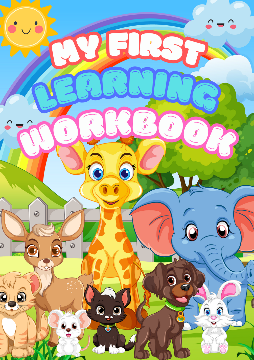 My First Learning Workbook Digital Template- Animal edition