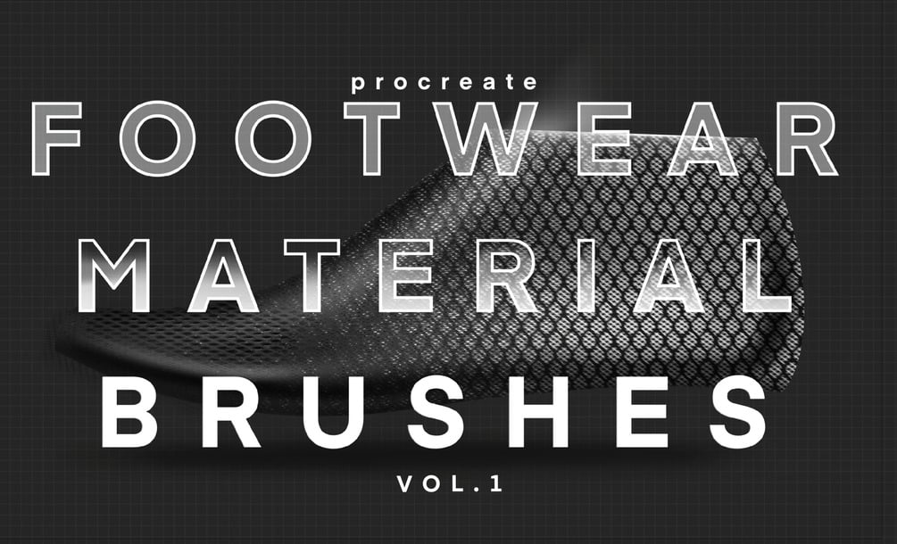 Procreate Footwear Material Brushes Volume 1 by ShoeDezigner