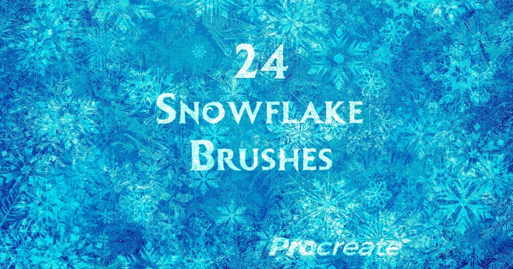 Snowflake Brushes | Procreate by Joanna Vu